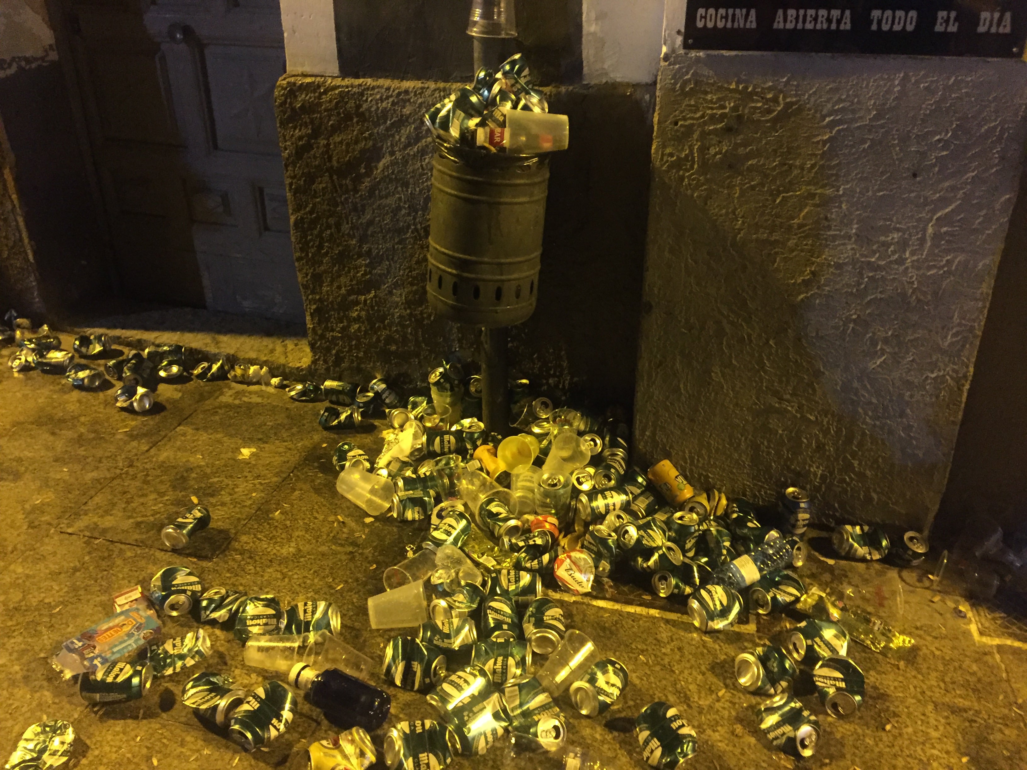 Se han recogido 57,1 toneladas de basura durante cinco días de San Mateo