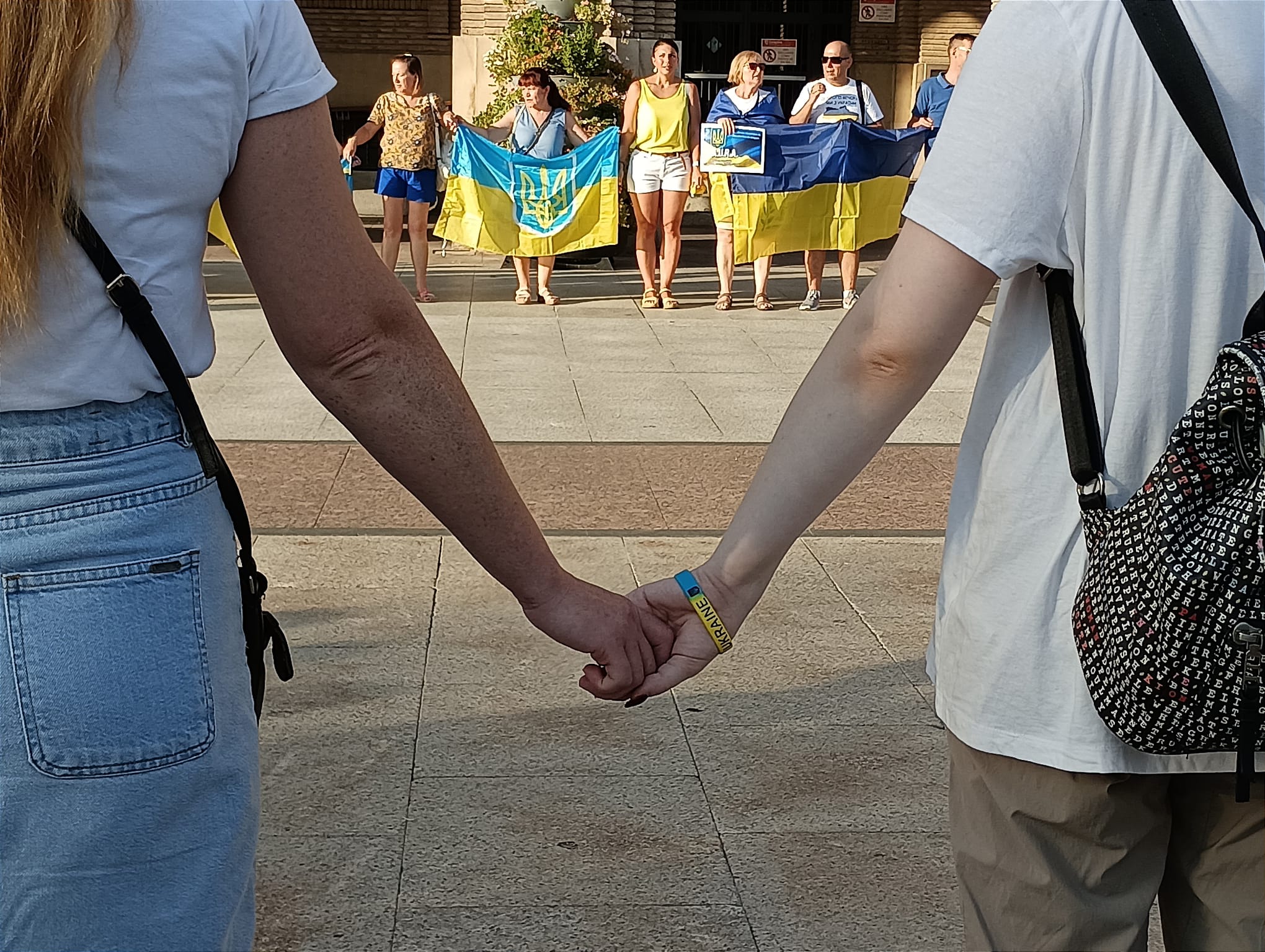 Los ucranianos en Zaragoza conmemoran el Día de La Independencia Ucraniana