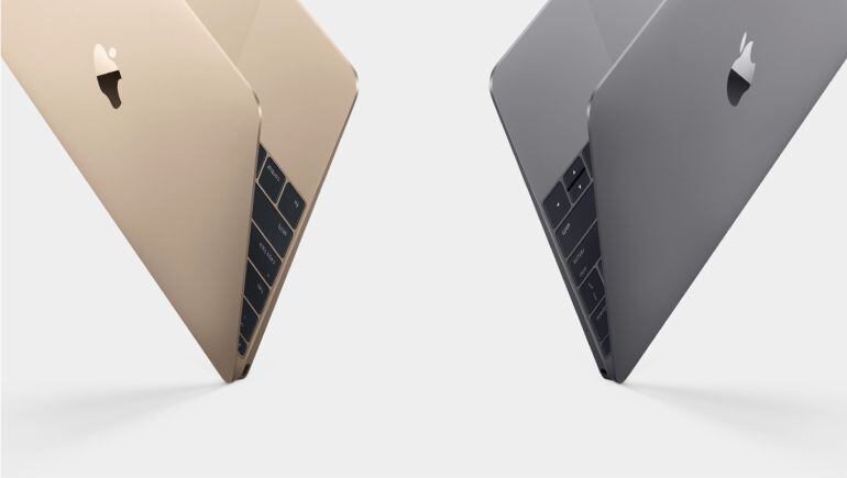 El nuevo portátil de Apple es más fino y viene en dos nuevos colores, además del gris