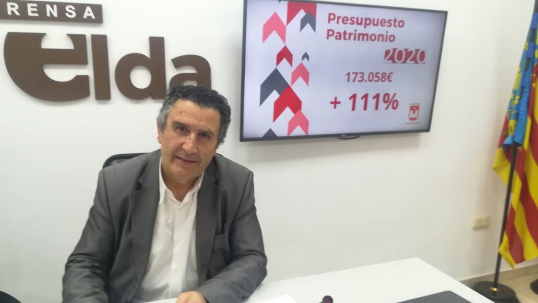 Amado Navalón, concejal de Patrimonio de Elda