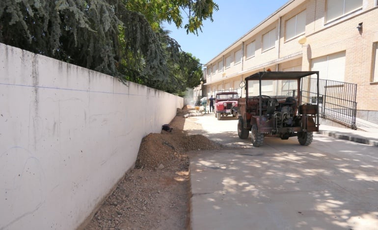 Obras en el Colegio Virgen del Rosario de Villacarrillo