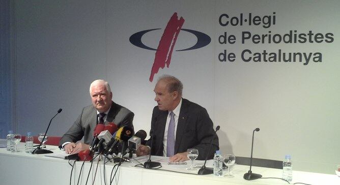 Representants dels 60 empresaris estrangers que han signat la "Declaració de Barcelona" contra la independència