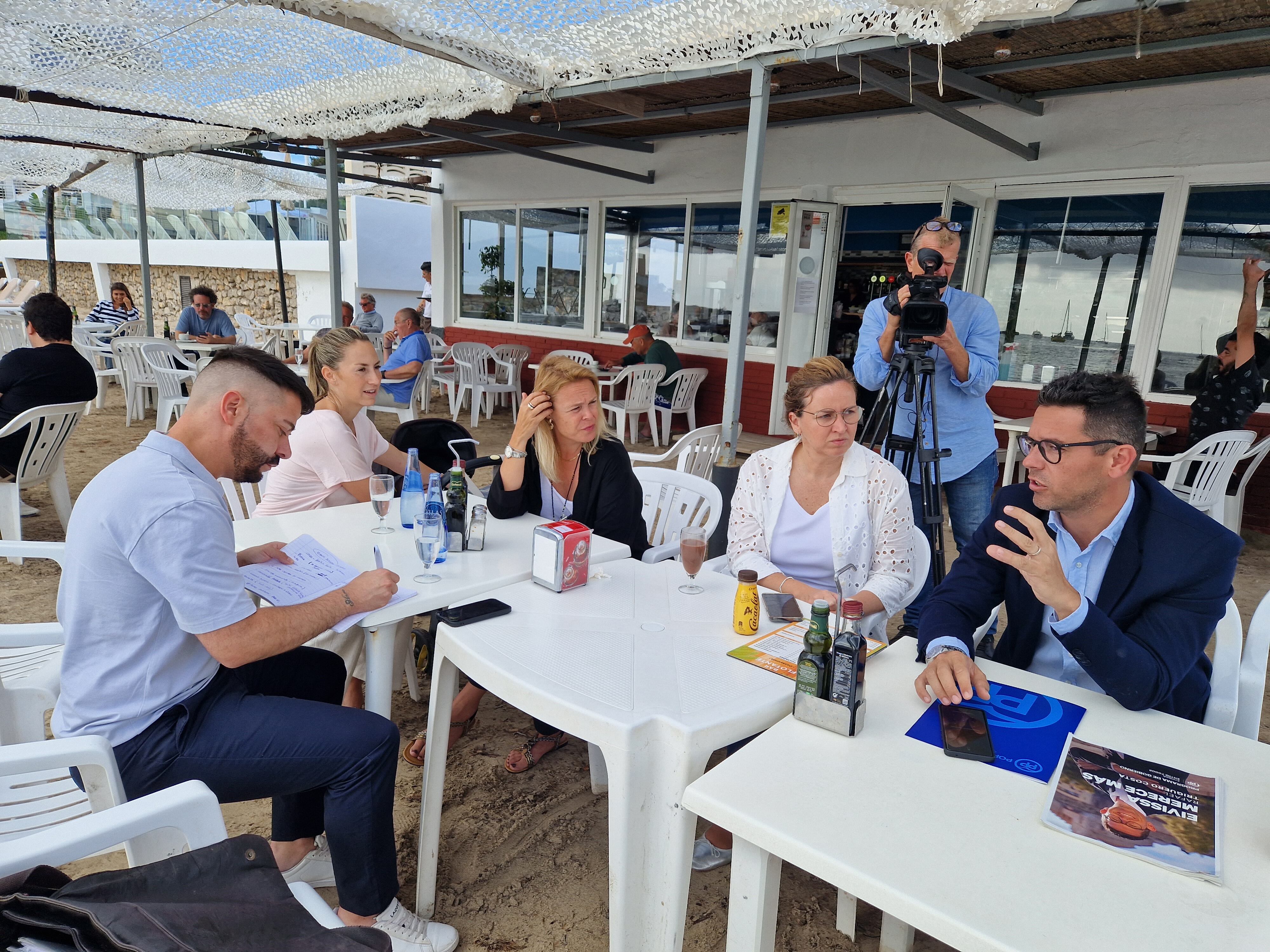 Rafa Triguero en la presentación del programa electoral (PP)