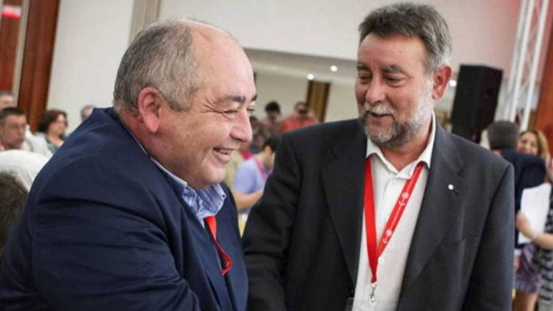 Francisco Fernández y Manuel Pastrana, ex secretarios generales de UGT-A