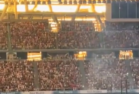 Uno de los vídeos compartidos durante el concierto de Taylor Swift en Madrid.