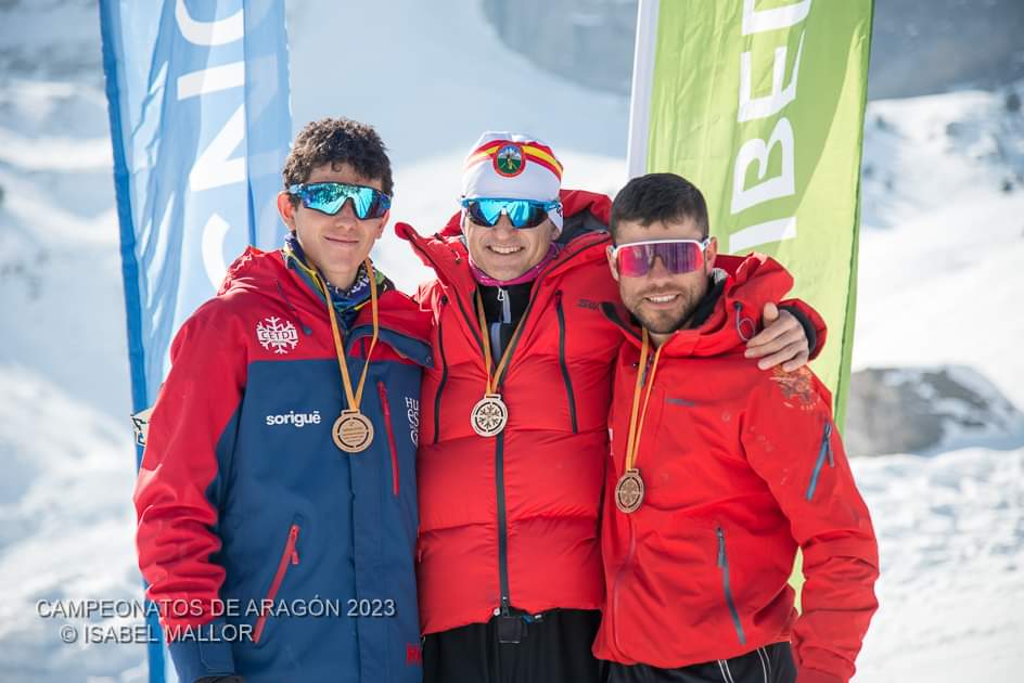 Podio masculino de la Copa de España