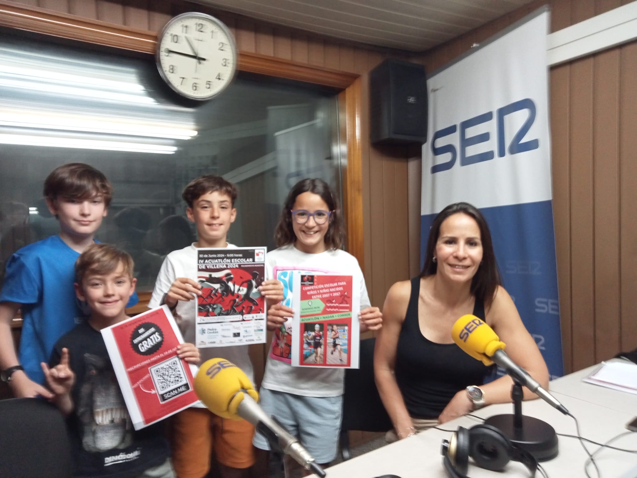 Jóvenes deportistas del Promesas Villena