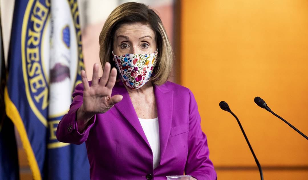 La portavoz de la Cámara de Representantes, la demócrata Nancy Pelosi.