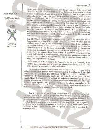 Conclusiones del informe de la Guardia Civil (3)