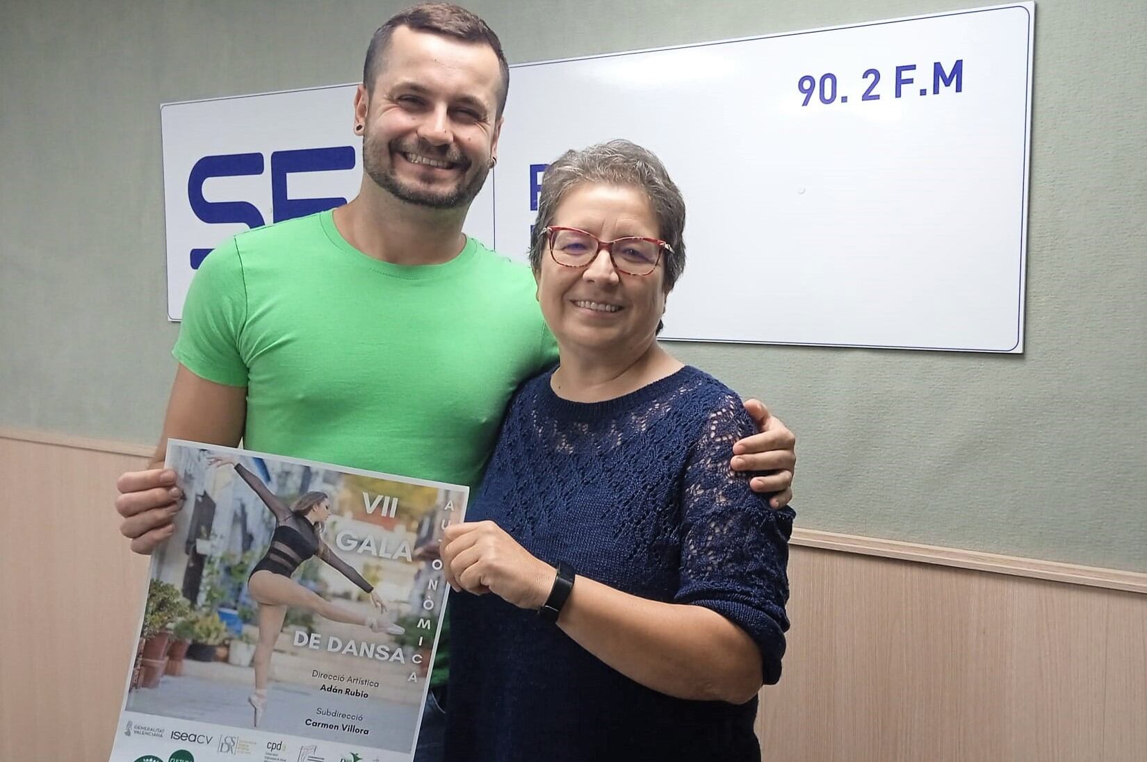 Adán Rubio y Ana Juan, en Radio Elda SER