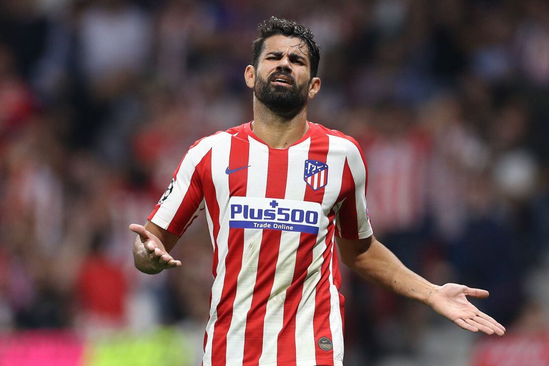 Diego Costa, en el partido de Champions entre el Atlético y la Juventus.