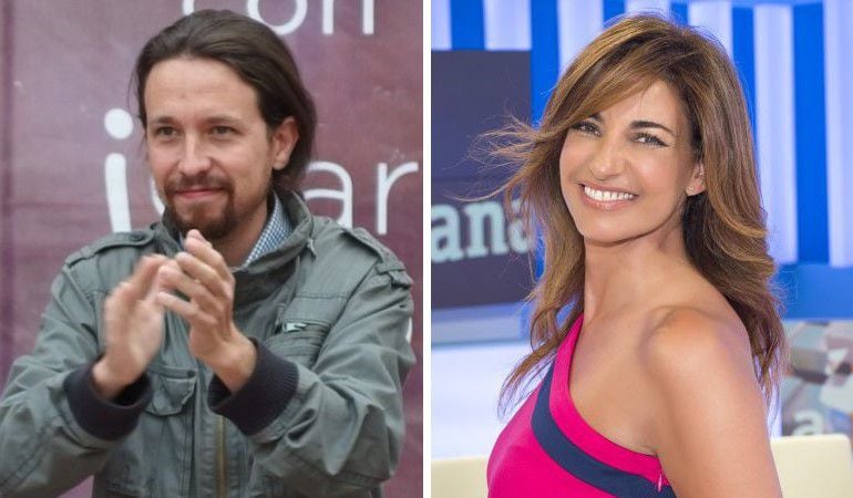 Pablo Iglesias y Mariló Montero en dos imágenes de archivo.