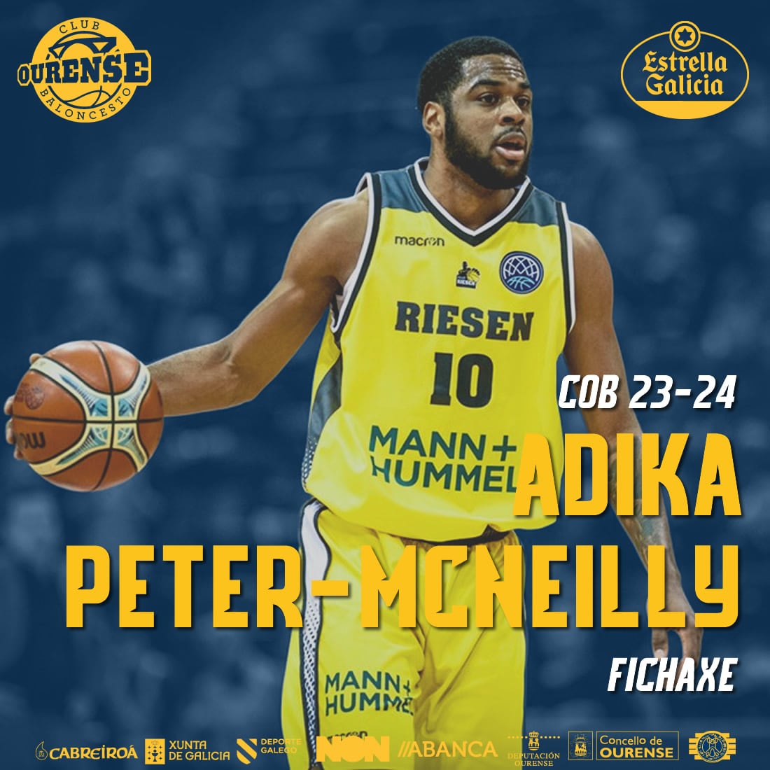 Adika Peter-Mcneilly escolta canadiense primer fichaje del COB