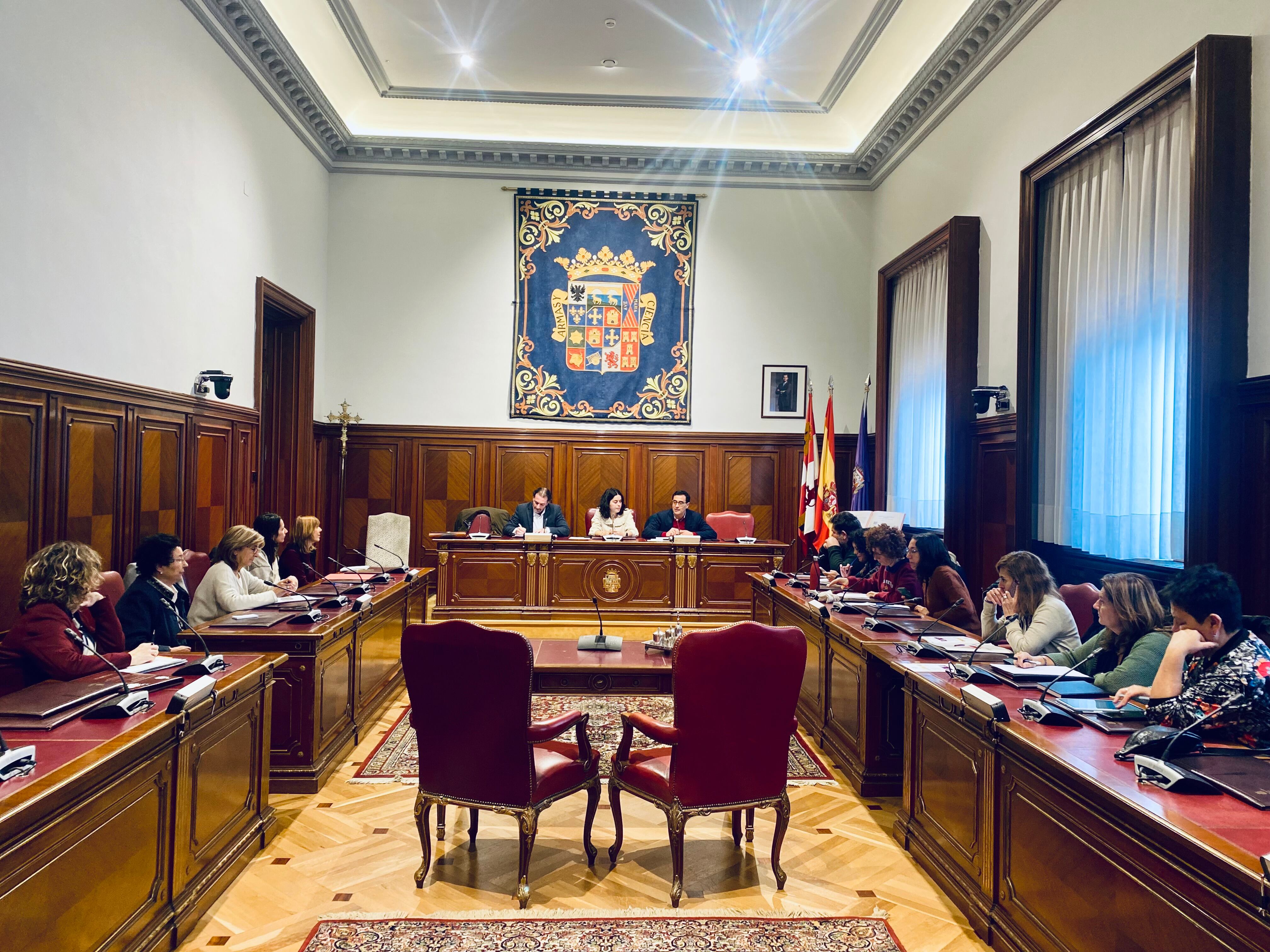 Reunión del Consejo de la Mujer de la Diputación de Palencia