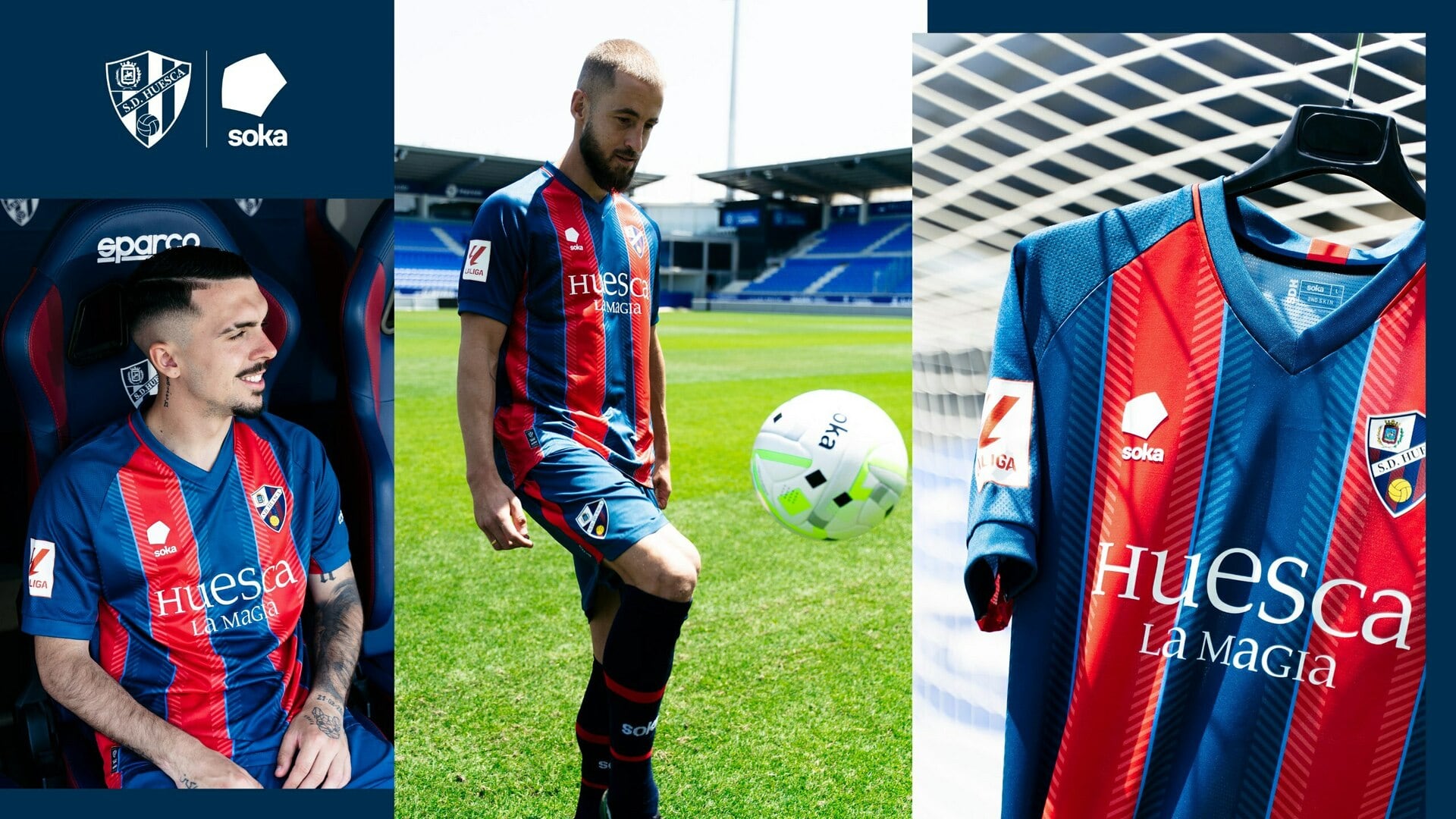 Anuncio de la nueva camiseta de la SD Huesca