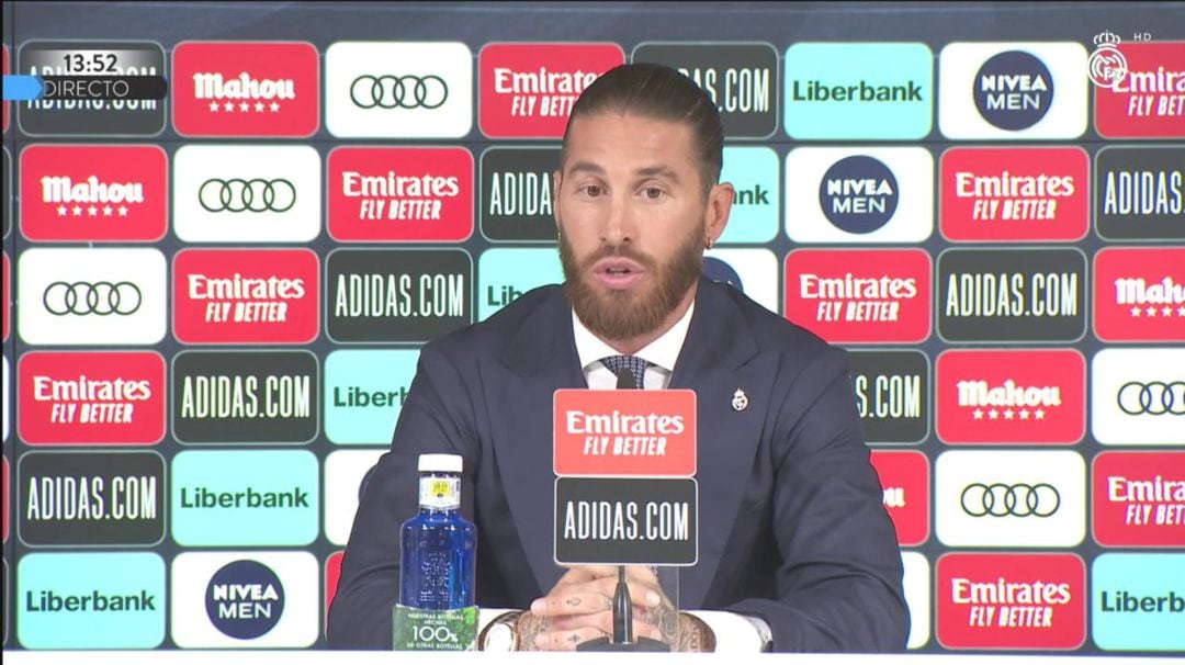 Sergio Ramos, en rueda de prensa