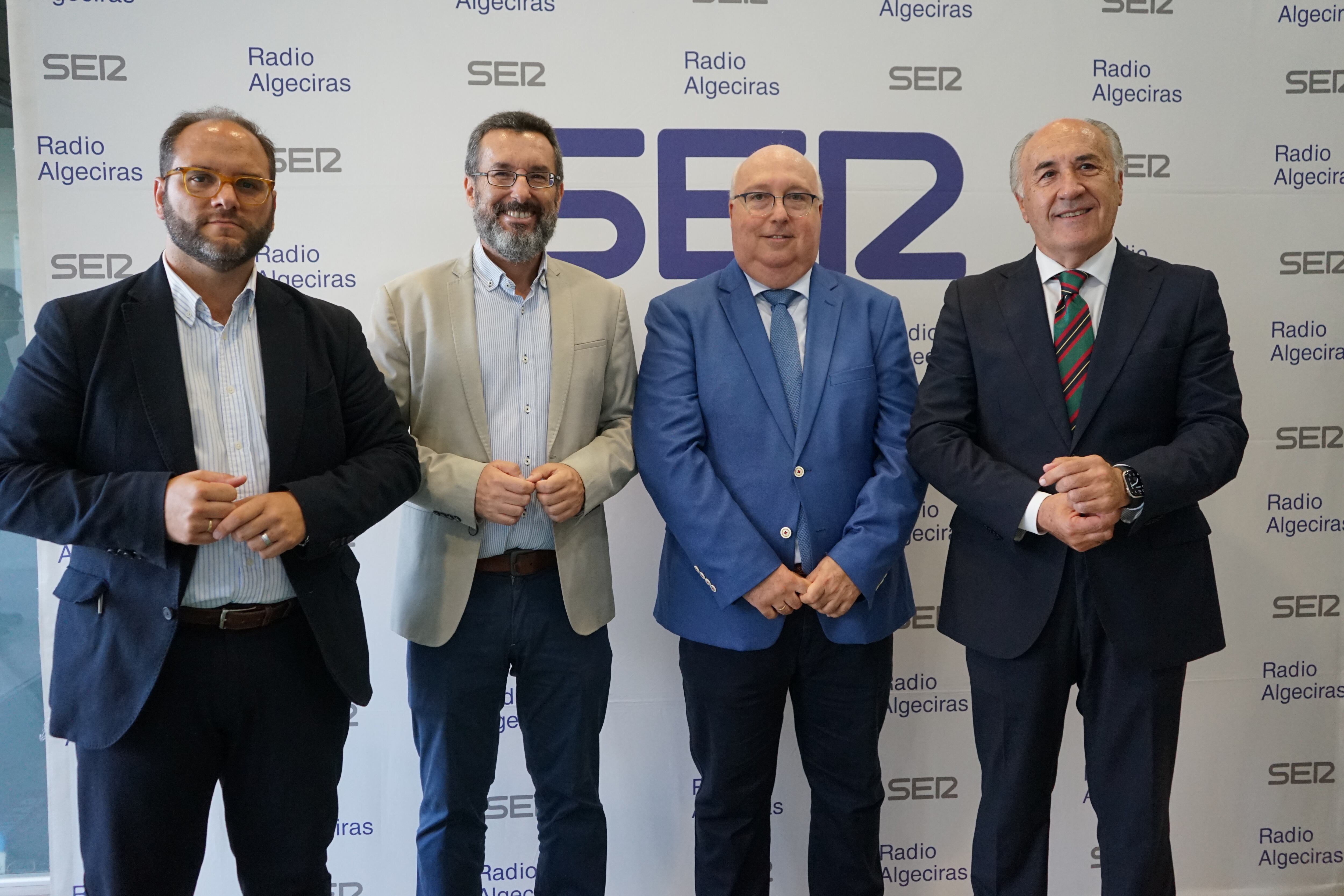 Alcaldes de Castellar, La Línea y Algeciras junto a Romaguera