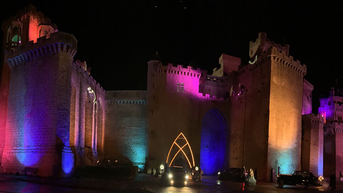 Nueva iluminación para el Palacio Real de Olite