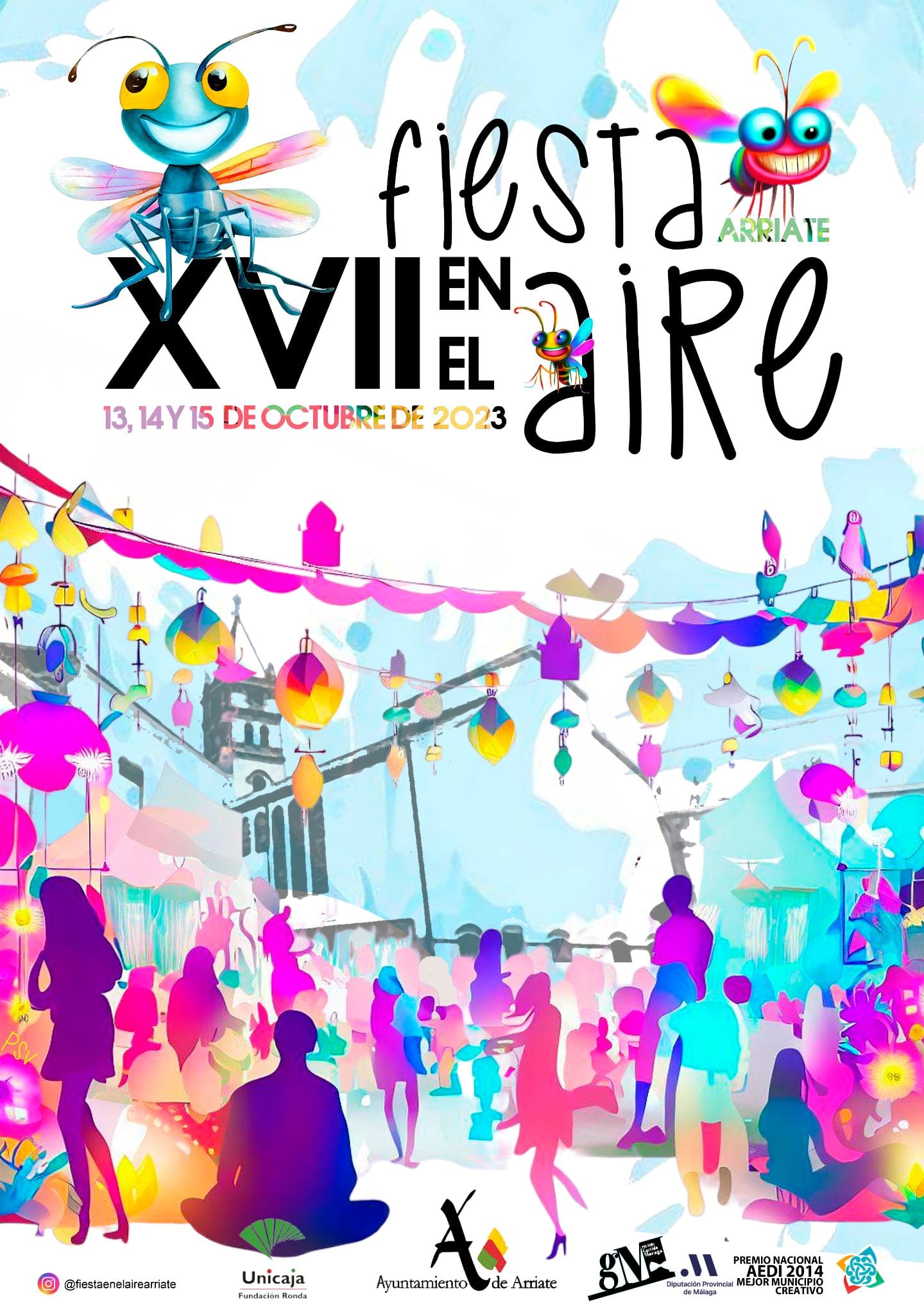 Cartel anunciador de la XVII Fiesta en el Aire