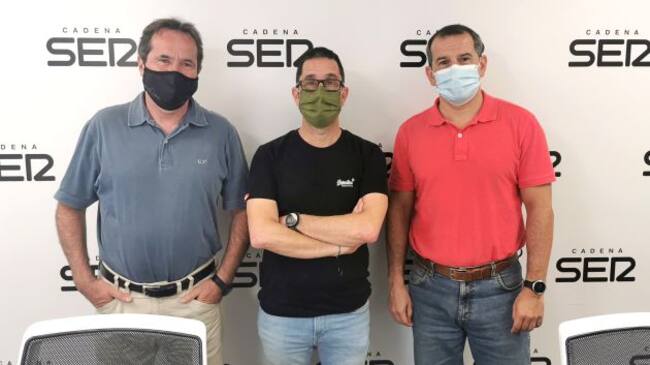 De izquierda a derecha: José Manuel Albentosa, Juan López y Carlos Arcaya