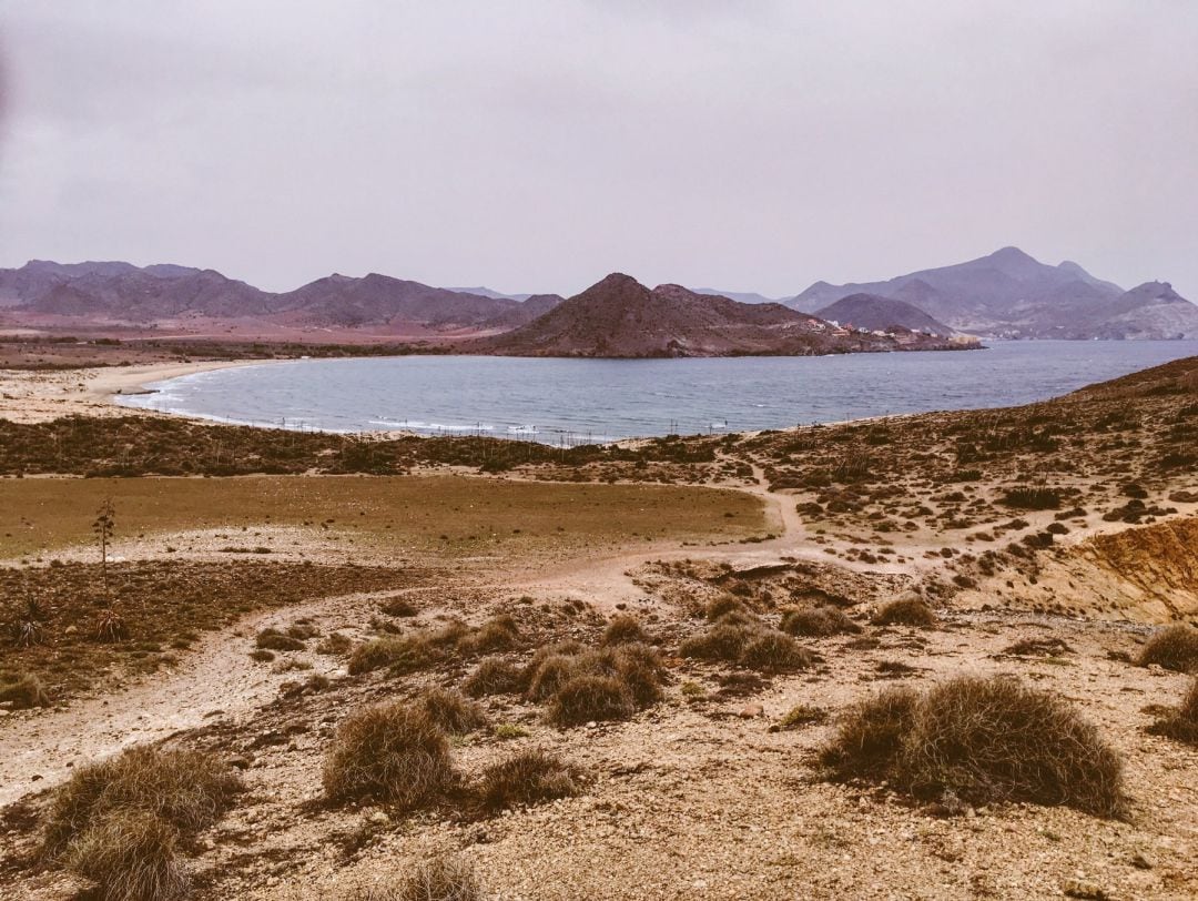 Playa de Los Genoveses, en el parque natural de Cabo de Gata.