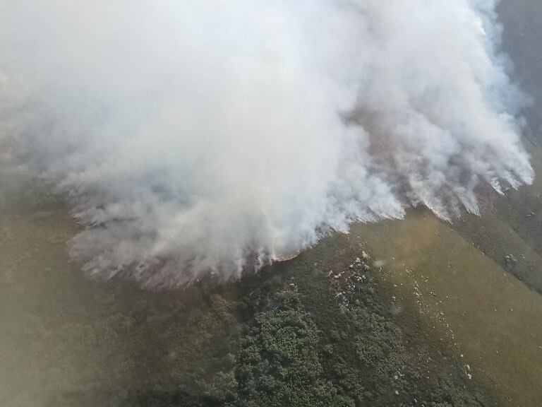 Imagen de archivo del incendio de Llamas de Cabrera