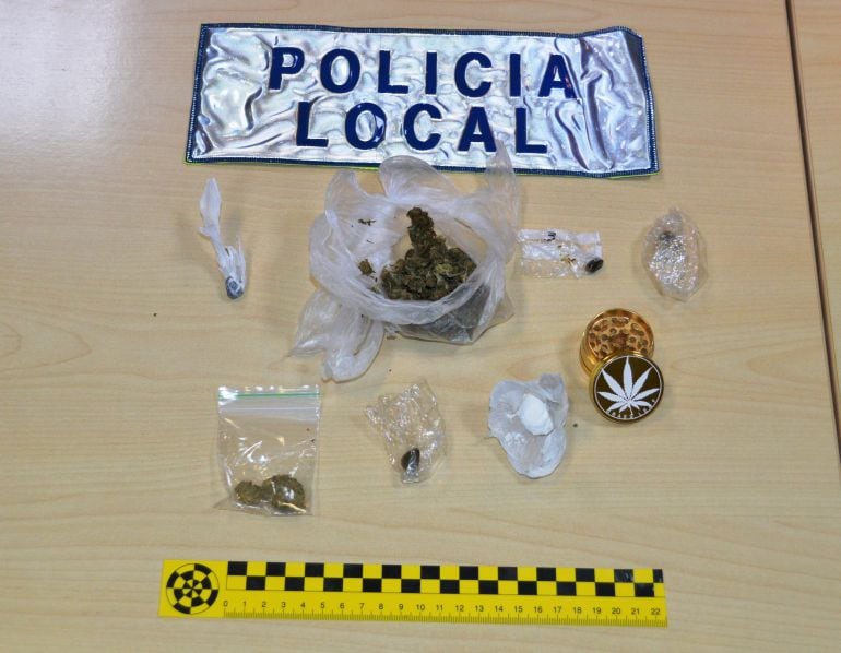 Sustancias estupefacientes intervenidas