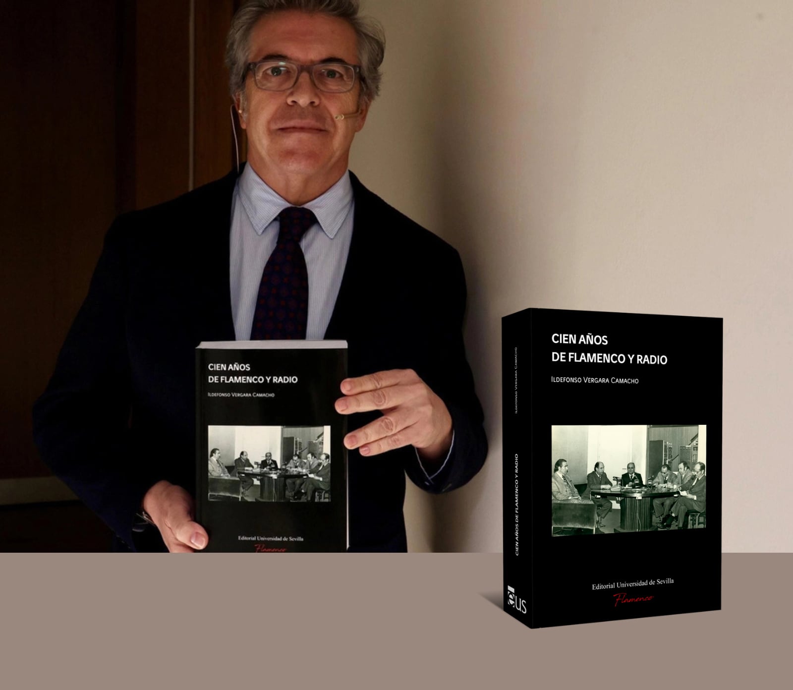 Ildefonso Vergara autor de &quot;Cien años de flamenco y radio&quot;