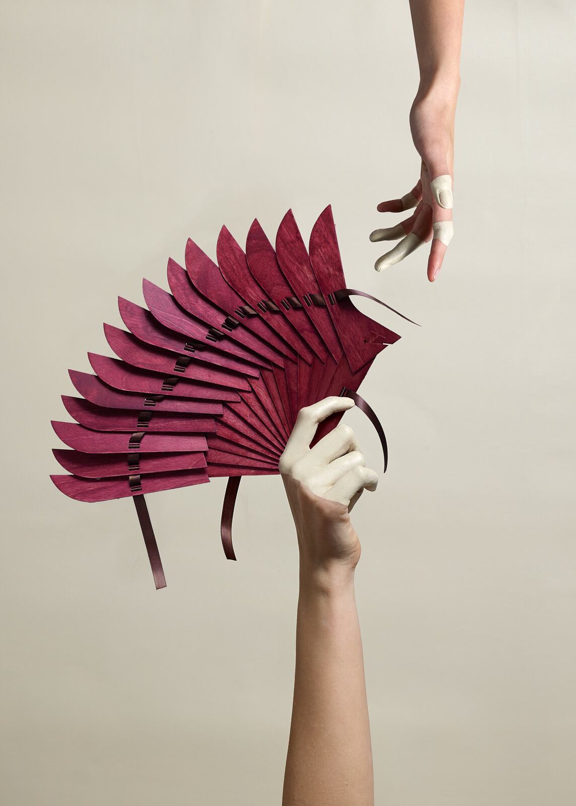 Obra de María Arroyo dentro de la muestra "Diseñar el aire". Fuente: València Capital del Diseño