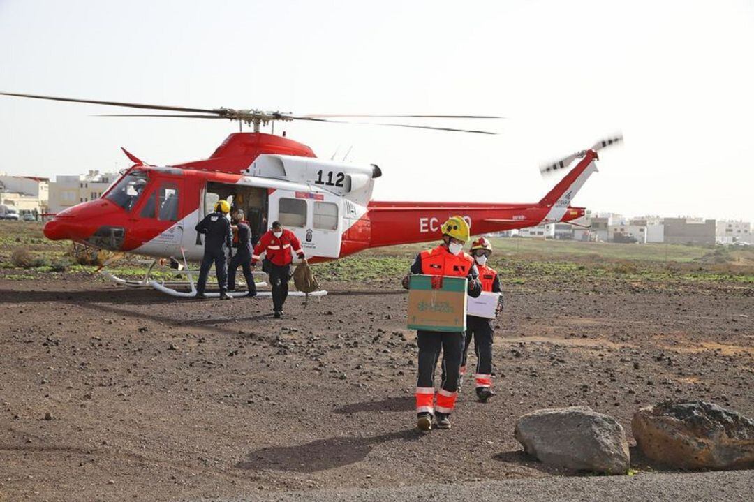 Llegada de las primeras vacunas a Lanzarote.