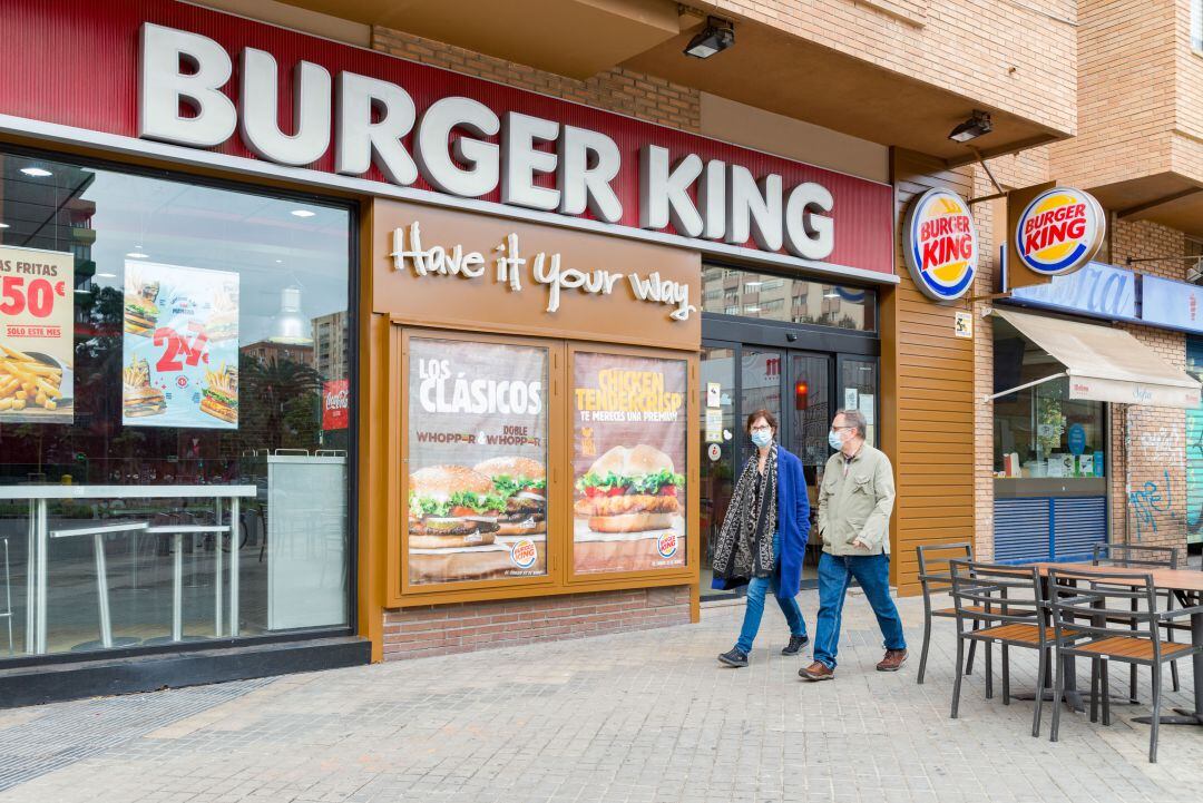 Imagen de archivo de un Burger King