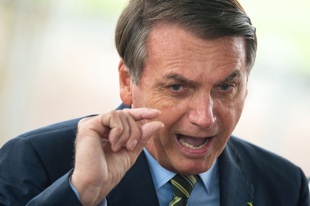 El presidente brasileño Jair Bolsonaro. 