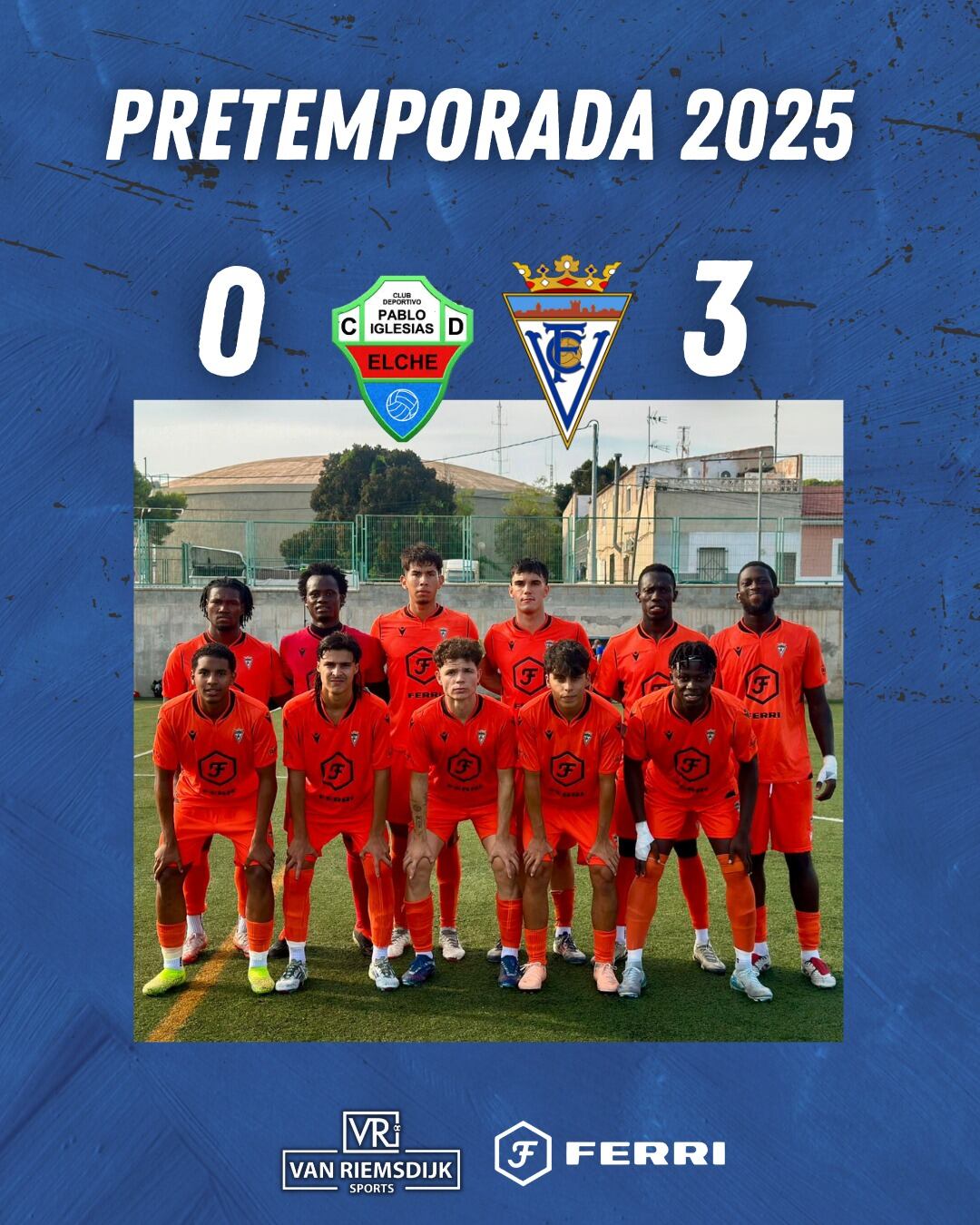 Marcador final del amistoso