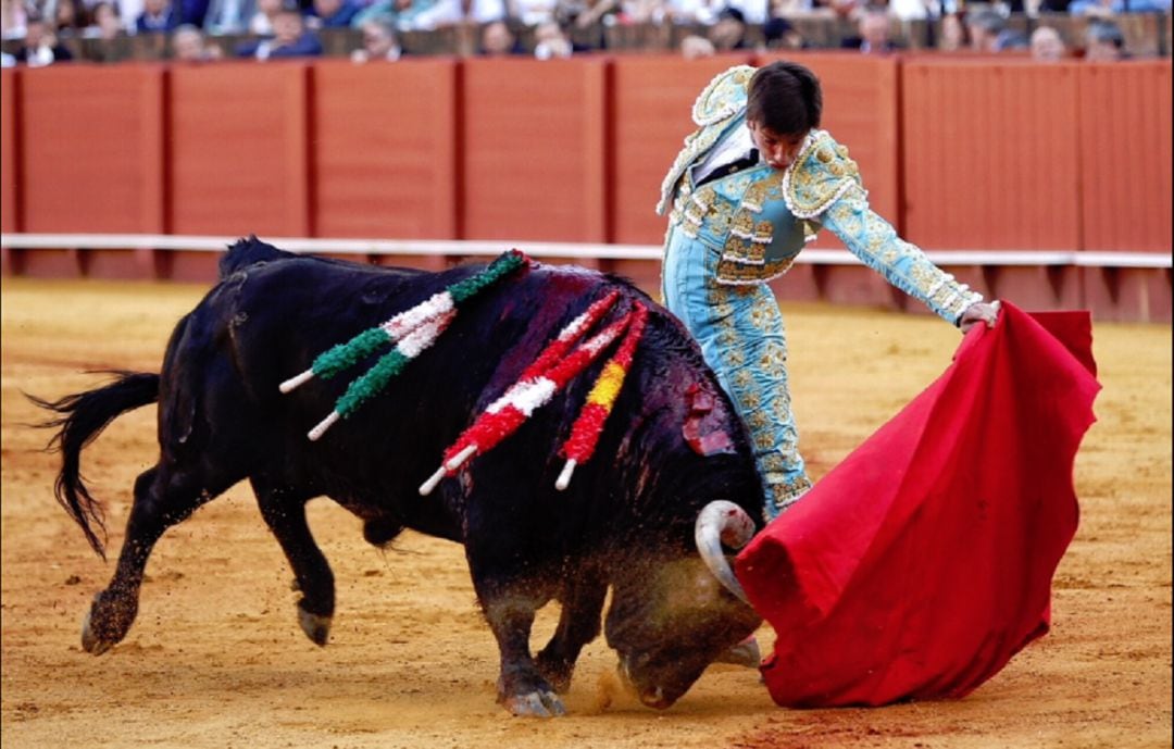 Emilio Silvera ya toreó la tarde del Corpus en Sevilla el pasado año, cortando una oreja a su segundo oponente