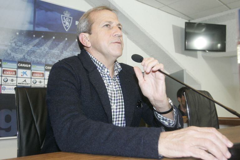 21/11/14 Real Zaragoza rueda de prensa de victor muñoz
