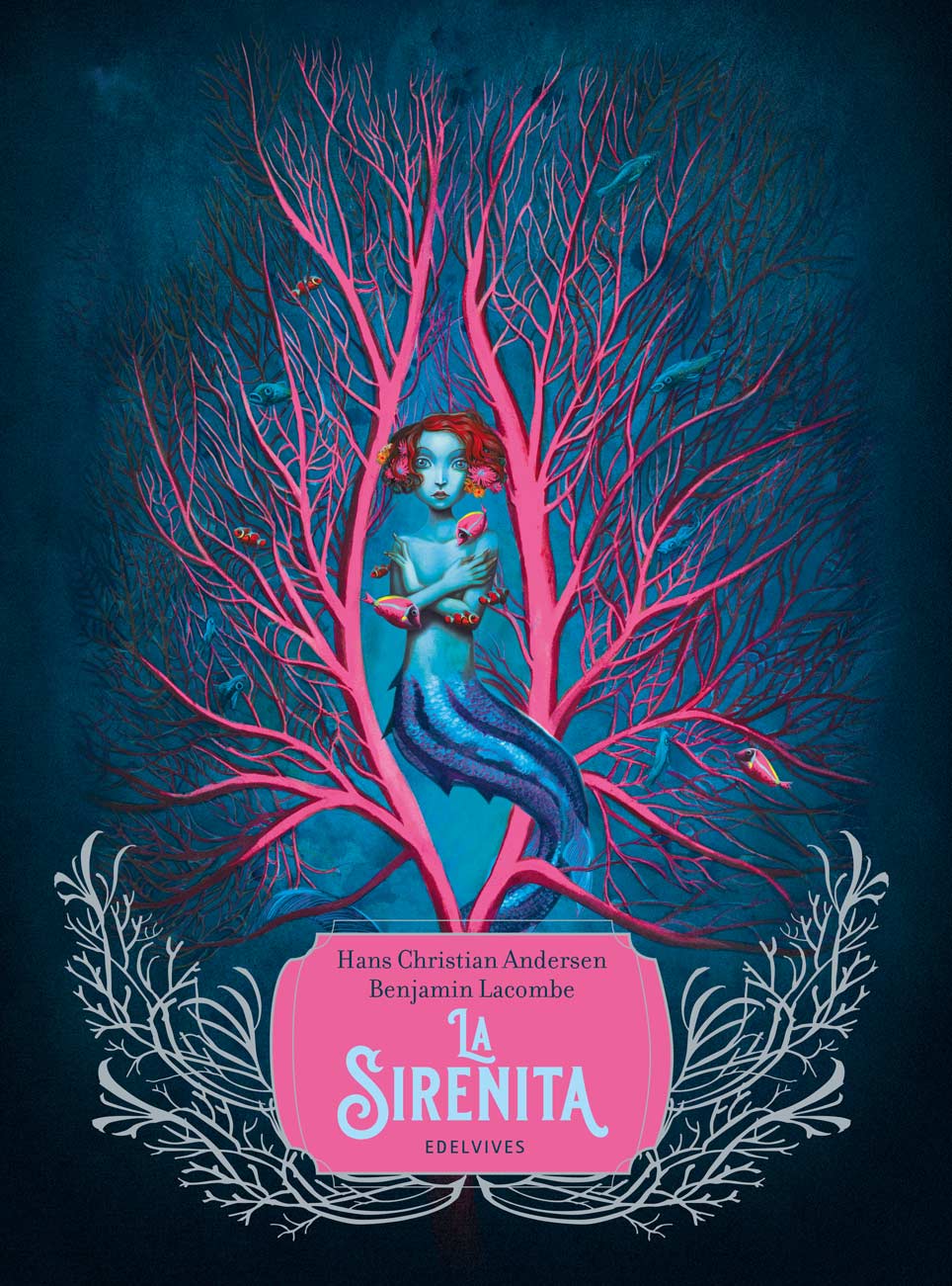 Portada de &#039;La Sirenita&#039;, de Benjamin Lacombe