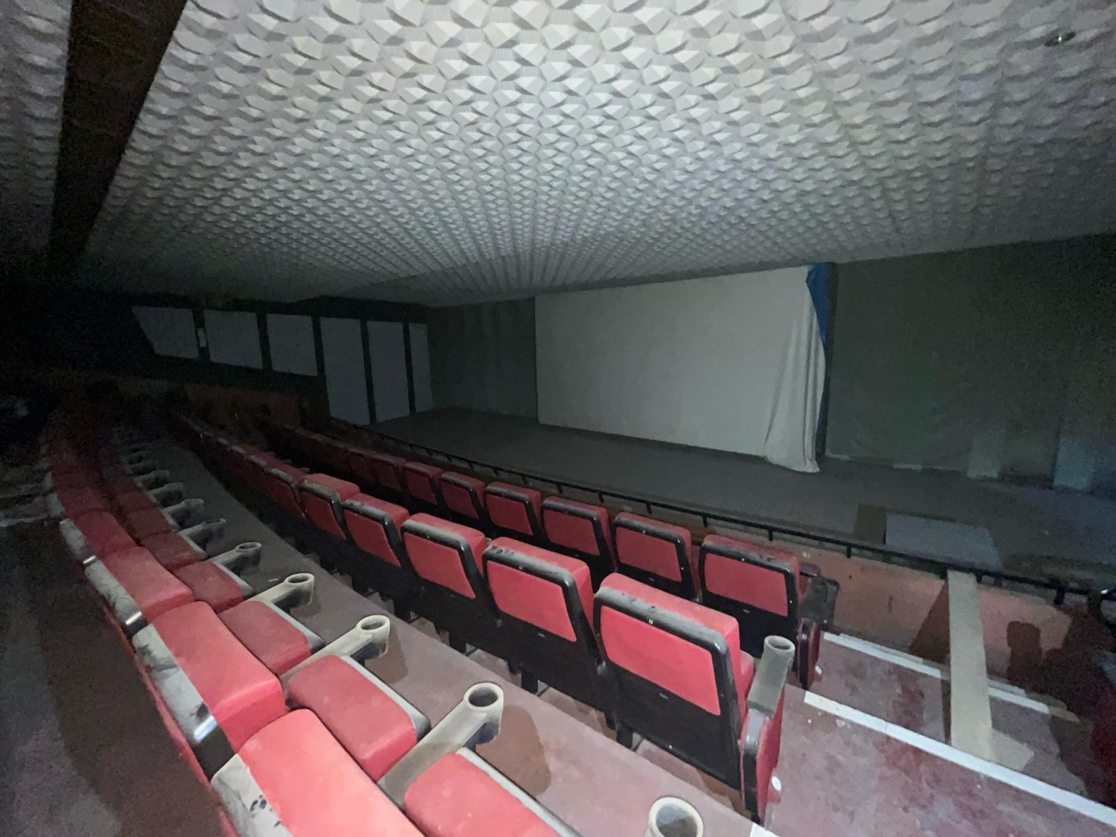 Estado actual de la sala Florida: Foto: Ayuntamiento de Fraga