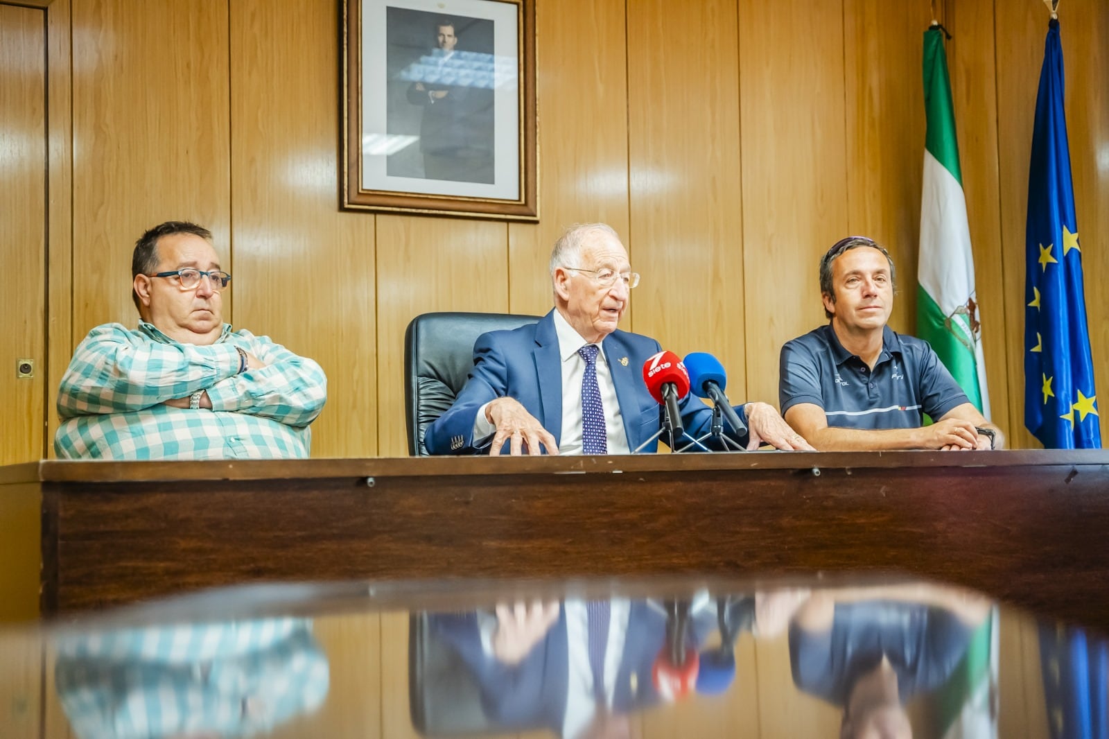 La presentación de un evento deportivo cinco estrellas.