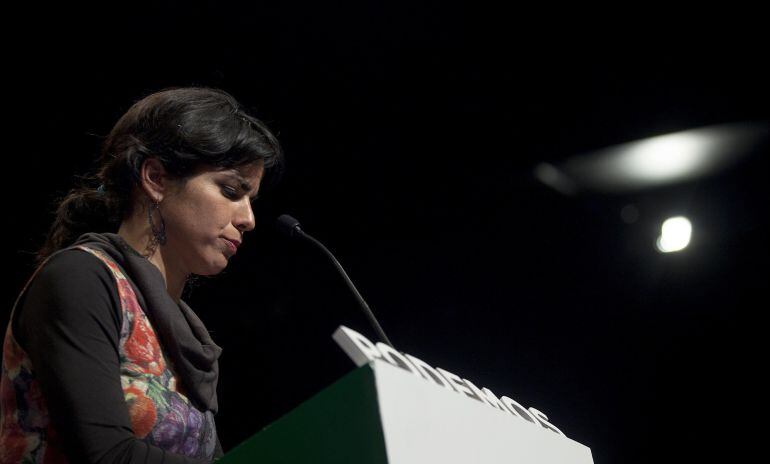 La candidata de Podemos a las elecciones andaluzas, Teresa Rodríguez.