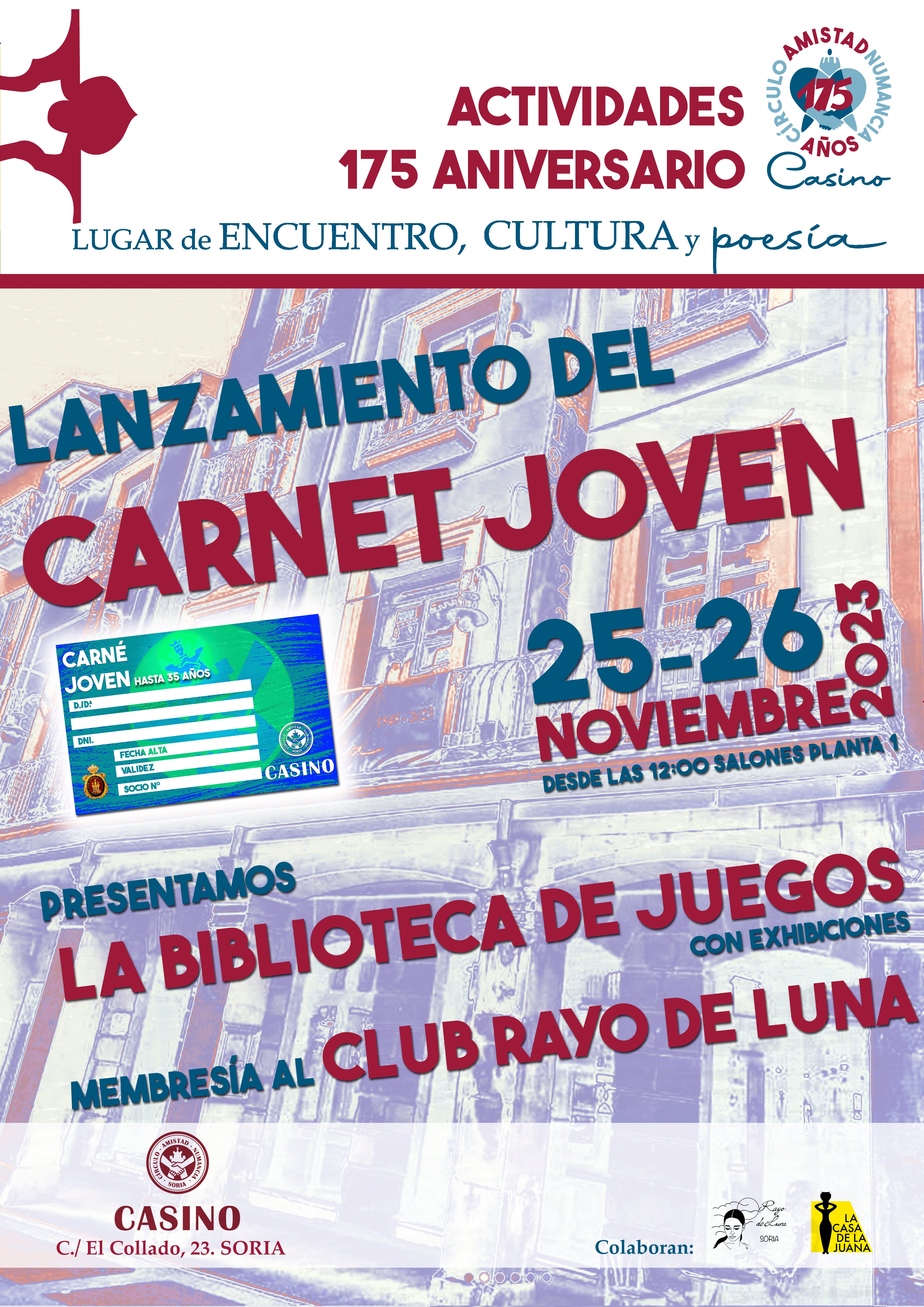 Lanzamiento del carnet joven.