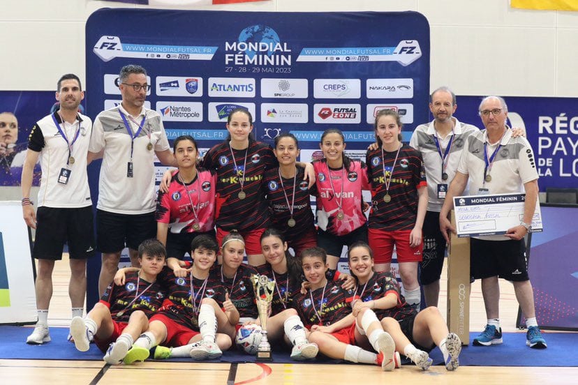 Segosala se proclama subcampeón del torneo mundial de fútbol sala femenino de Nantes