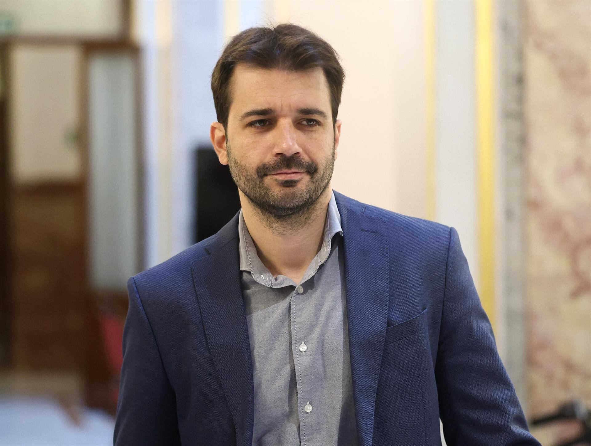 El coordinador autonómico de Podemos Región de Murcia y diputado en el Congreso, Javier Sánchez Serna