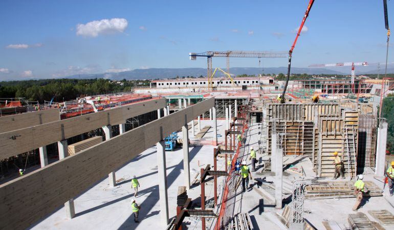 Construcció de la presó del Catllar.