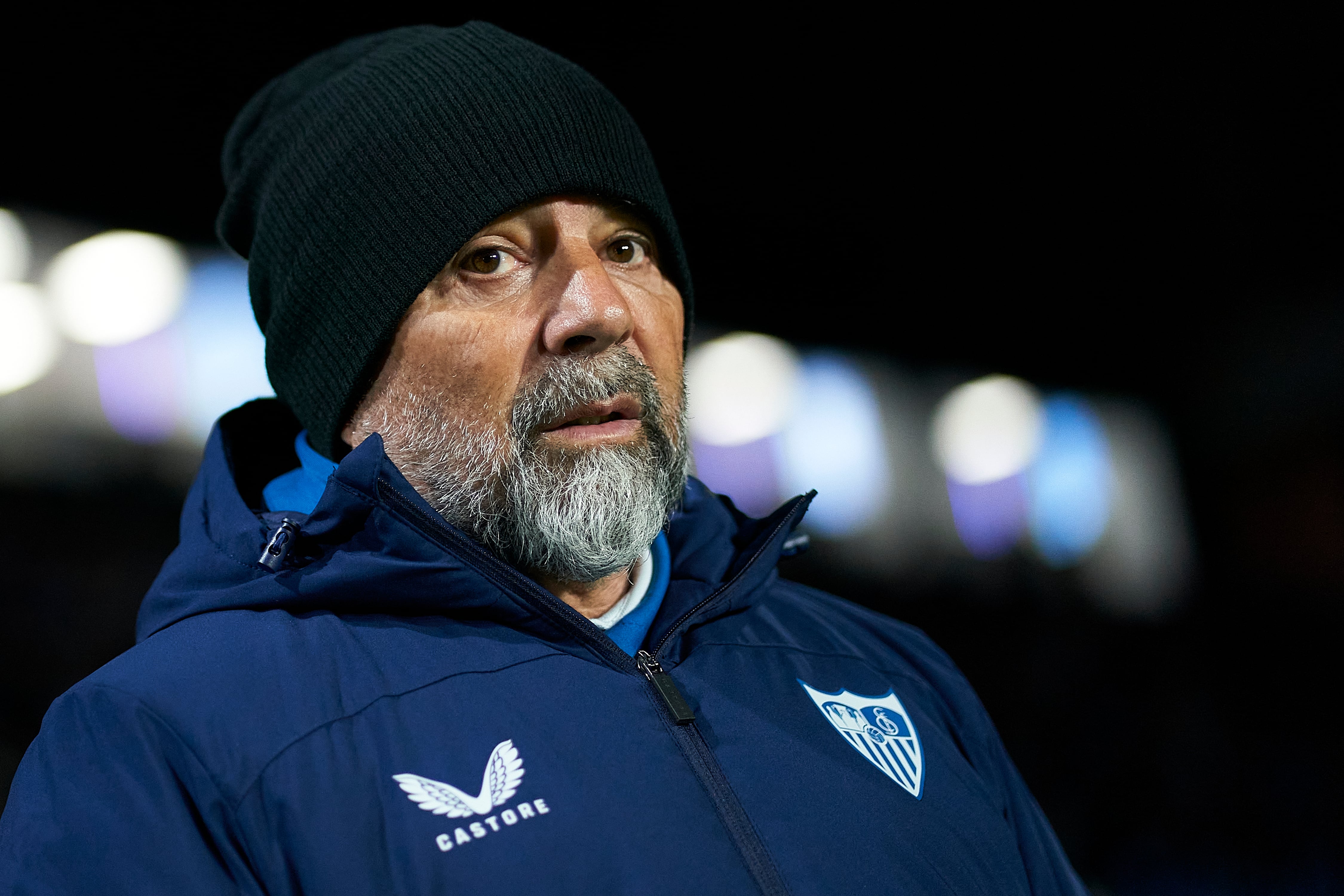 Jorge Sampaoli, durante un partido del Sevilla