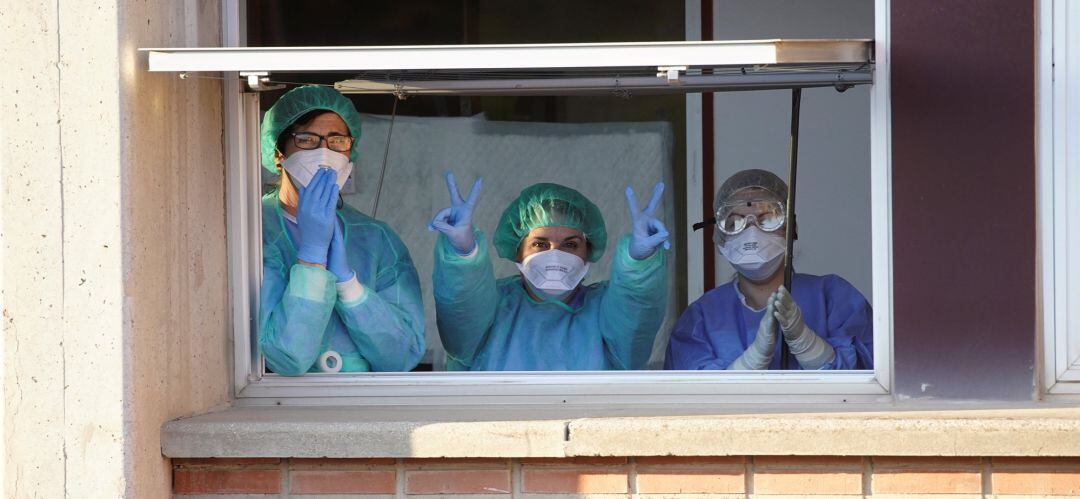 Personal sanitario del hospital Severo Ochoa de Leganés