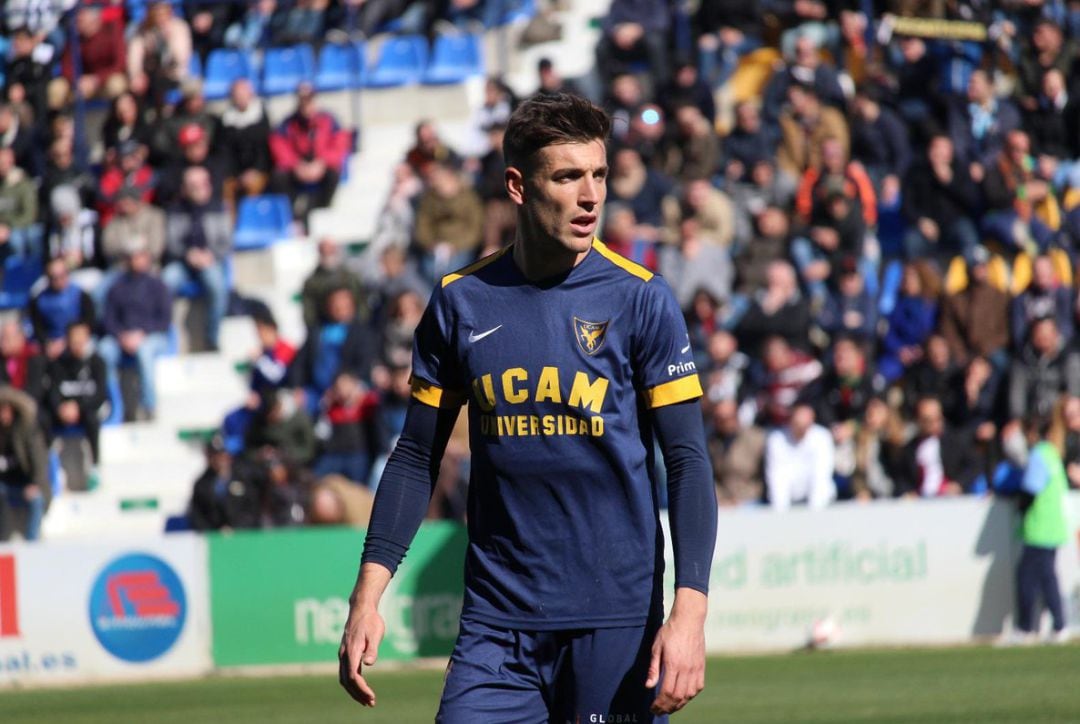 Javi Fernández con el UCAM