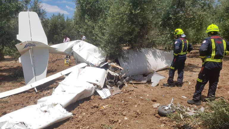 El accidente aéreo se ha producido a las 12:30 de este sábado 