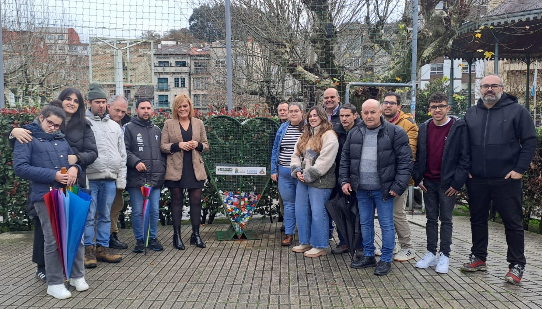 Tapones solidarios en Redondela