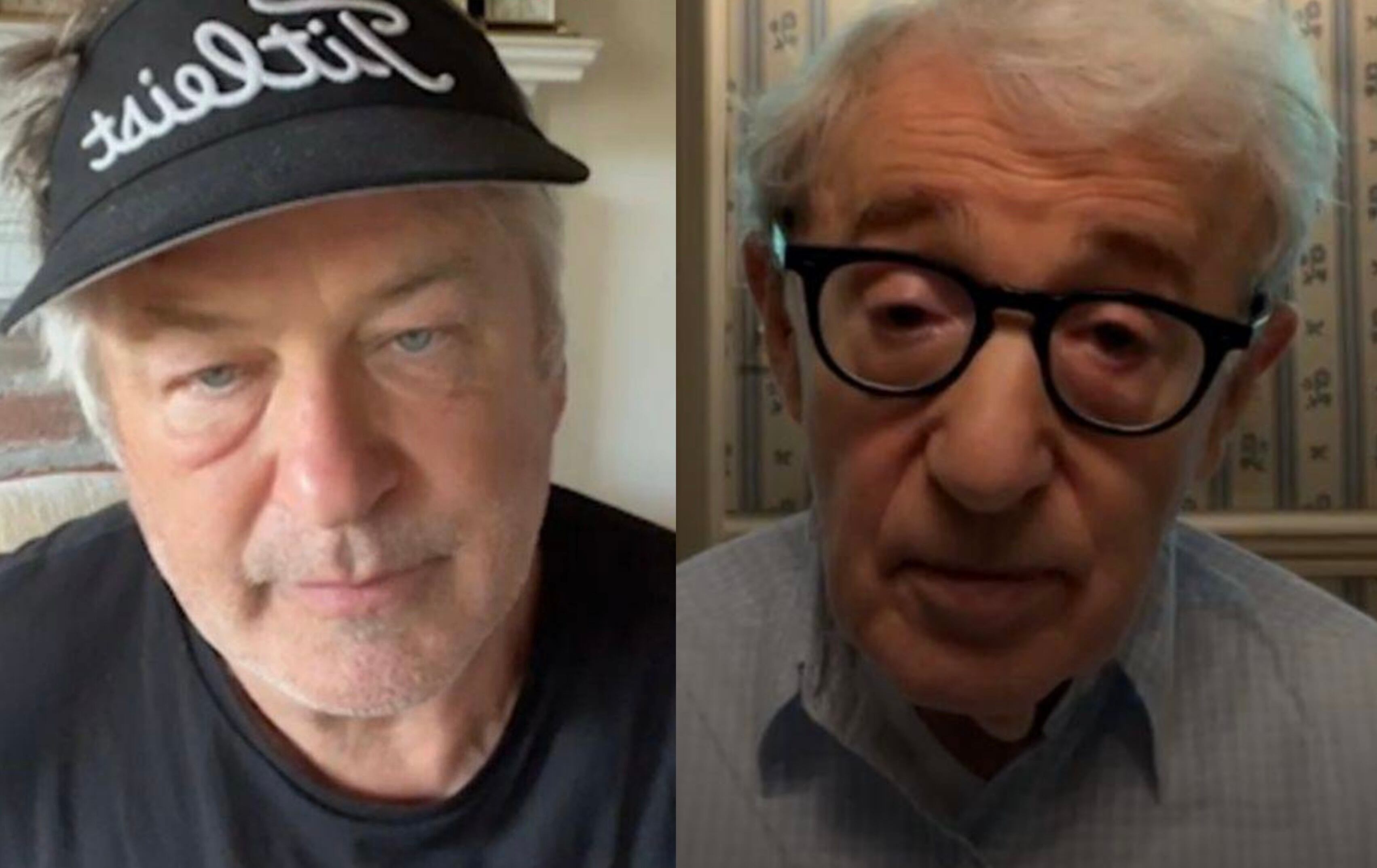 Woody Allen y Alec Baldwin en un directo de Instagram