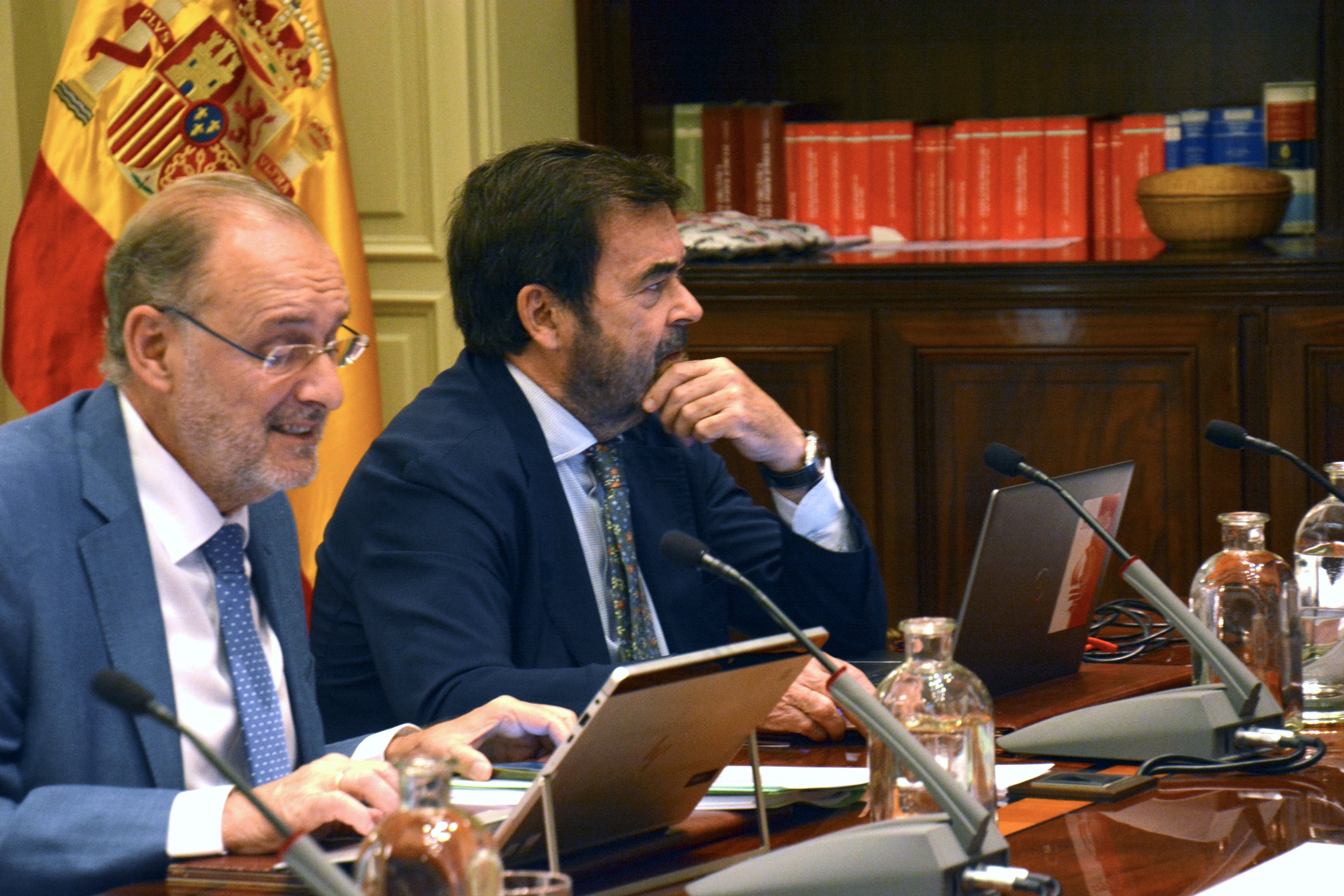 Vicente Guilarte, en el pleno del CGPJ celebrado este miércoles.